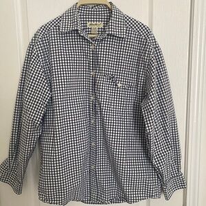 “Eddie Bauer” - 100% Cotton Plaid Shirt (Women’s)